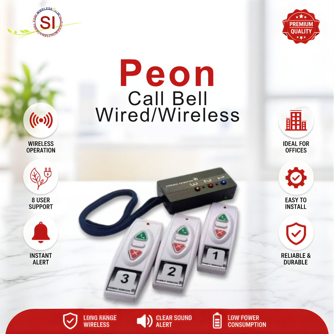 Peon Call Bell – Wired/Wireless